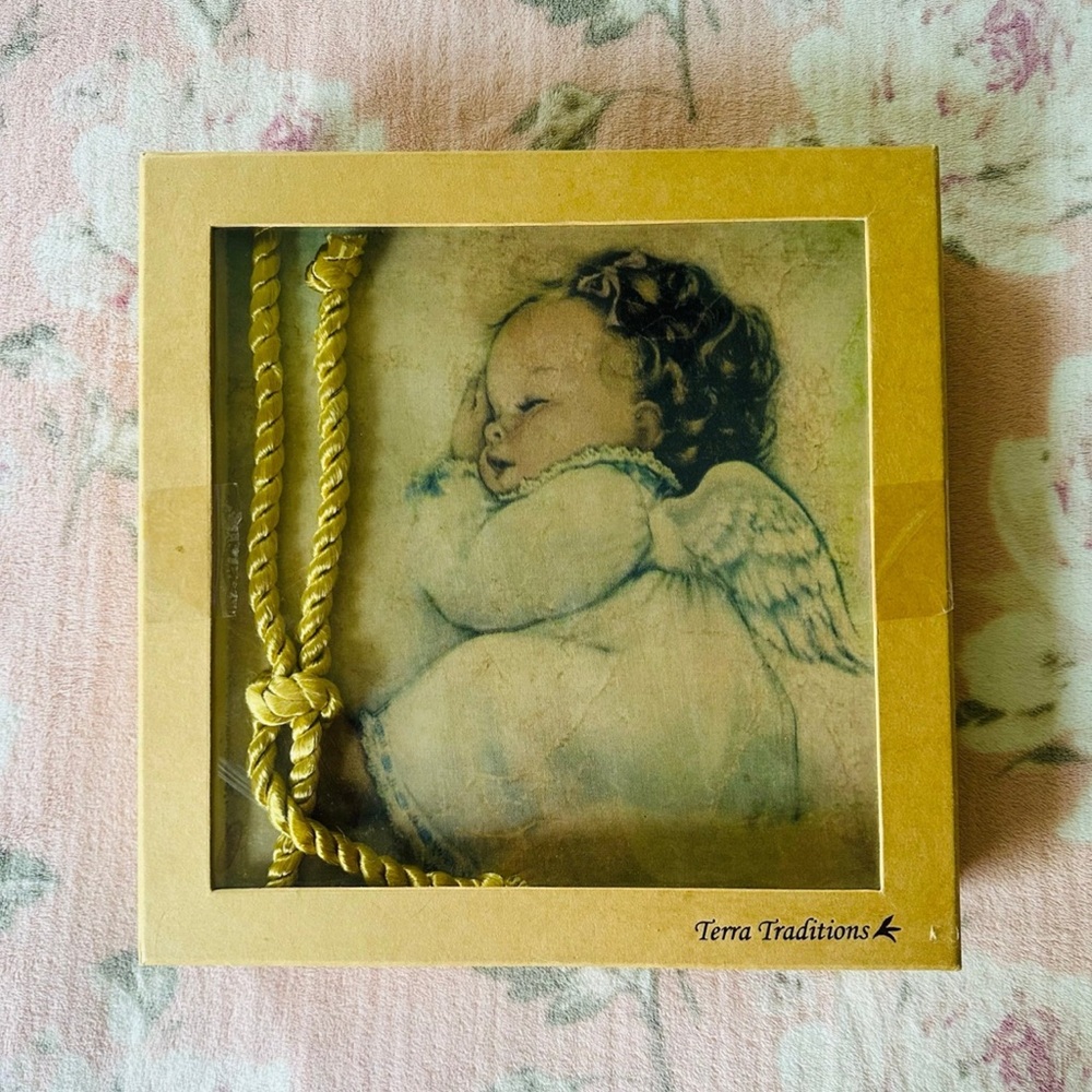 Vintage Terra Traditions Photo Album: Baby Angel Themed